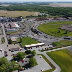 Arkansas Steel Associates Aerial photo