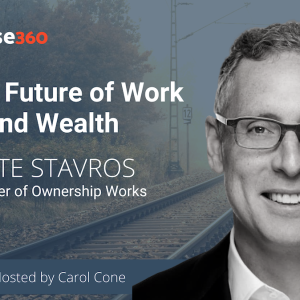 podcast poster for "A New Future of Work and Wealth"