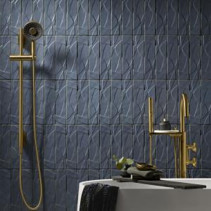 Image of a tile wall in a bathroom