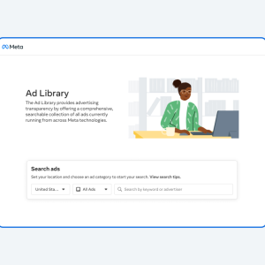 Screenshot of Ad Library