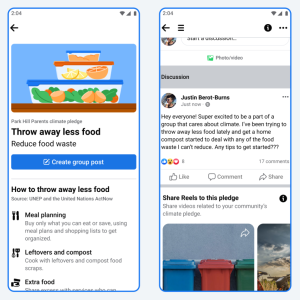 Screenshots of admin pledge integration 