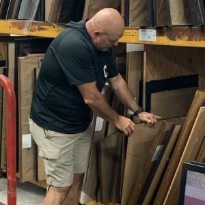 Donated artwork for the school system.