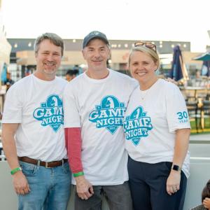 Parents and family members shown at the Aflac Night of Baseball.