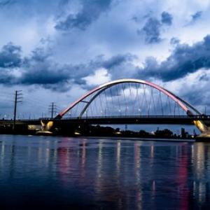Aflac Minneapolis Lowry Avenue Bridge.