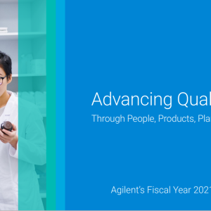 Agilent Technologies Report Cover