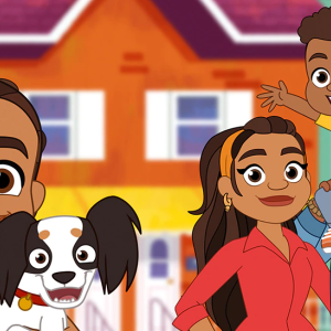 Animated family from Alma's way