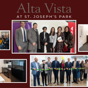 Alta Vista at St. Joseph's Park Grand Opening.