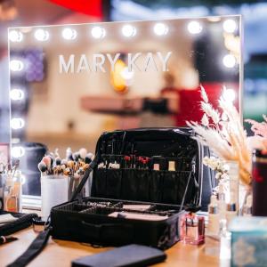 Mary Kay makeup booth