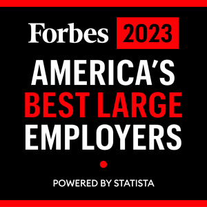 Forbes 2023 America's best large employers badge