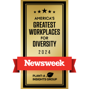 Newsweek America's Greatest workplaces for Diversity 