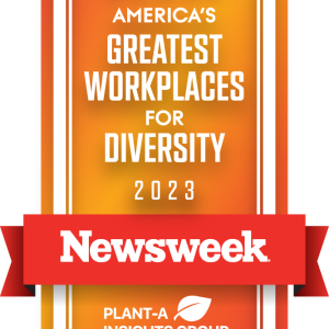America's greatest workplaces for diversity 2023 Newsweek badge