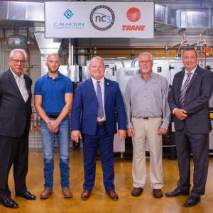 Calhoun Community College and Trane® - by Trane Technologies celebrate the opening of Calhoun Community College’s new building automation system lab.