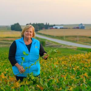 Iowa soy farmer April Hemmes