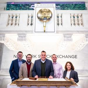 Arbor Day Foundation and City of New York Parks & Recreation team members at the New York Stock Exchange