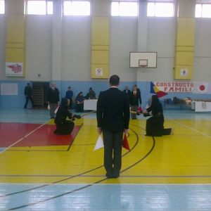 Armand in a Kendo match.