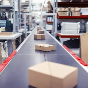 Parcel assembly line