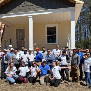Georgia-Pacific volunteers group photo