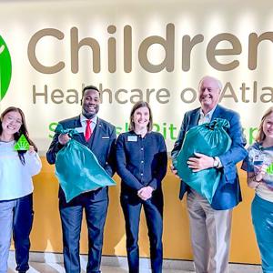 Group photo at Atlanta Children's hospital