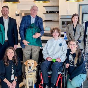 Group photo at Atlanta Children's hospital