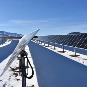 PV array located at Northern New Mexico Community College that will be utilized in our Resilient El Rito community microgrid project with Kit Carson Electric Cooperative.