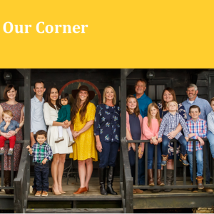 "Brightening Our Corner" Newsletter cover