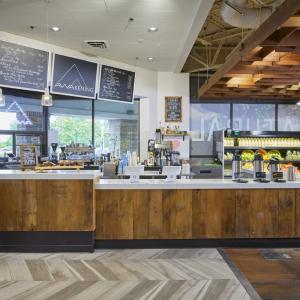 Cafe checkout counter