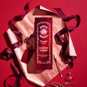 Bombay Bramble box sitting on wrapping paper