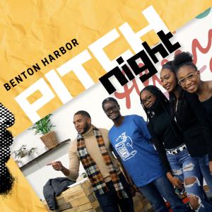 Benton Harbor Pitch Night promotional banner