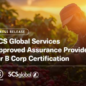 SCS Global Services Approved Assurance Provider for B Corp Certification