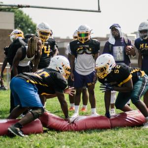 The MLK Cougars practicing ahead of the 2024 season.