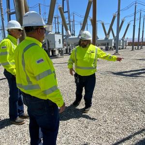 Mark Lopez discussing safety protocols