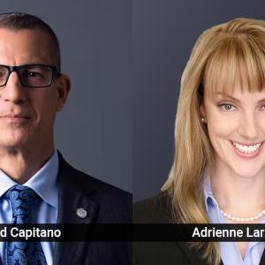 David Capitano and Adrienne Larmett headshots