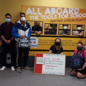 Enbridge volunteers and fundraisers