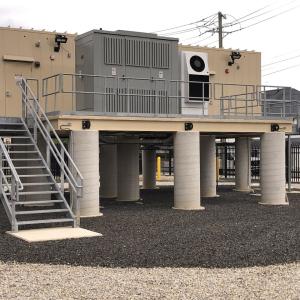 Outside of the battery storage system