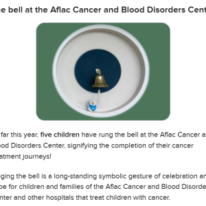 Bell at the Aflac Cancer Center