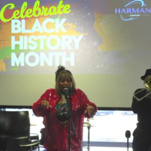 Performance at Celebrate Black History Month.