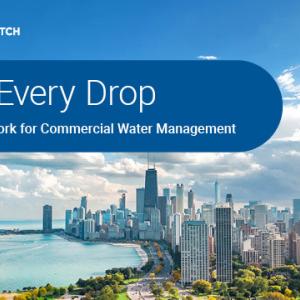 Black & Veatch: Value Every Drop e-book. Photo showing a city on the water.