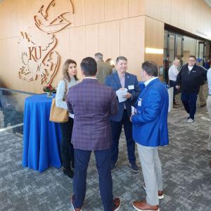 Jayhawk Welcome Center lobby.