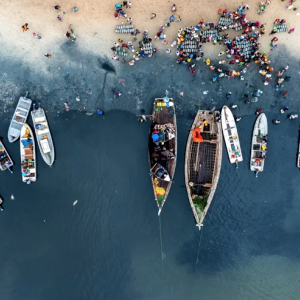 Boats in Kunduchi, Tanzania