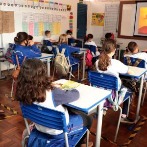 students in classroom