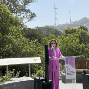 Opening of Breast Cancer Memorial Garden in San Francisco’s Golden Gate Park