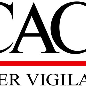 CACI logo "Ever Vigilant"