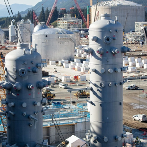 LNG Canada construction site