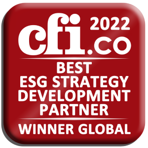 cfi.co 2022 Best ESG strategy Development Partner, Winner Global award