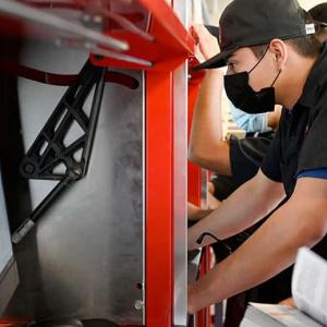 people working at computers