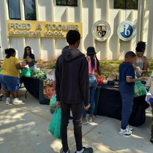 Free Produce Market at Toomer Elementary School