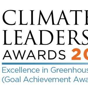 Logo for Climate Leadership Award for ‘Goal Achievement in Greenhouse Gas Management’ 