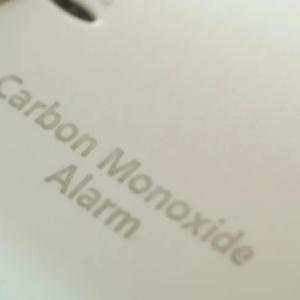 Close up of a Carbon Monoxide detector