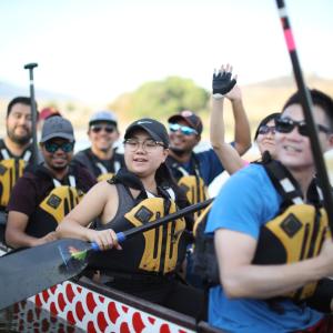 Employees prepare for the Dragon Boat Race, another event organized by PEARL. (Image taken in 2019)