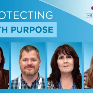 Headshots of four different people